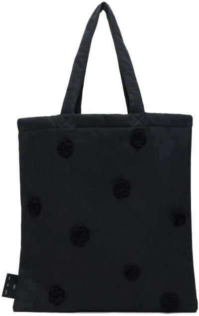 Song For The Mute Black Daisy Tote