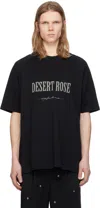 Song For The Mute Desert Rose Cotton Graphic T-shirt In Black