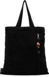 Song For The Mute Black Drape Daisy Tote In Black