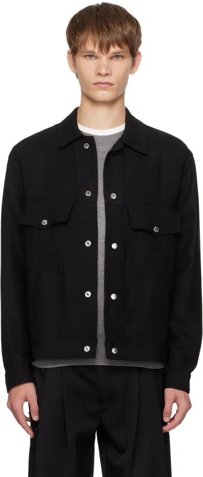 Song For The Mute Black Drape Worker Jacket