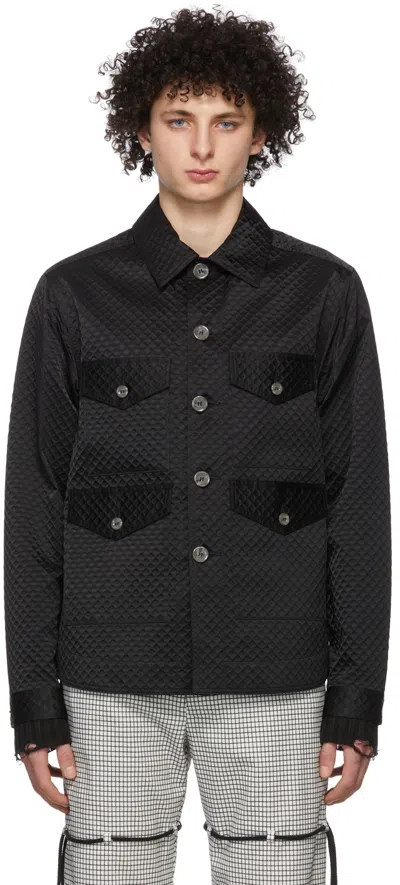 Song For The Mute Black Flat Four Pocket Jacket