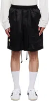 Song For The Mute Embroidered Bermuda Shorts In Black