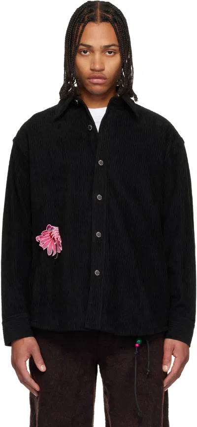 Song For The Mute Shirt Jacket In Black