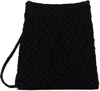 Song For The Mute Black Large Macrame Bag In Black