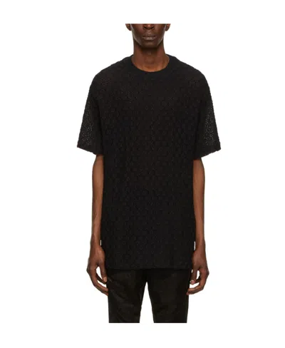 Song For The Mute Black Logo Round Collar Short-sleeved T-shirt