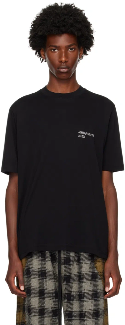SONG FOR THE MUTE BLACK SFTM T-SHIRT