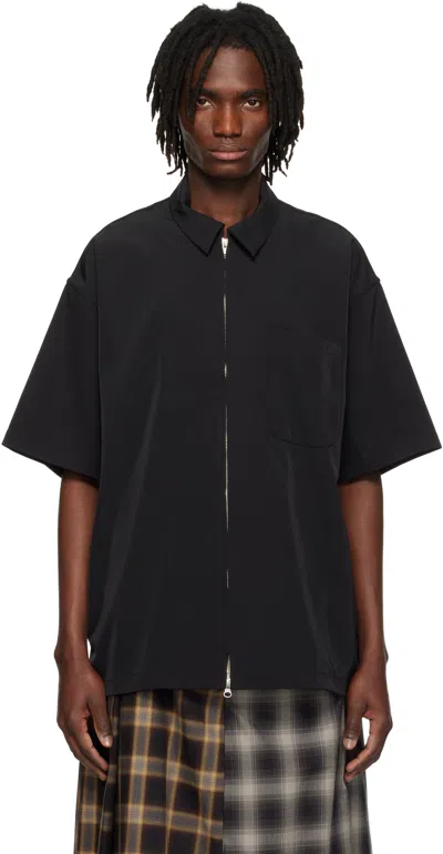 SONG FOR THE MUTE BLACK ZIP UP GYM SHIRT