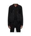 Song For The Mute Button Casual Jacket In Black