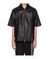 Song For The Mute Black Checkered Shirt In Black