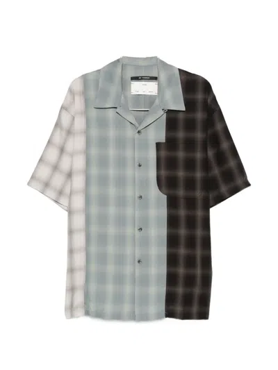 Song For The Mute Checked-pattern Shirt In Multi
