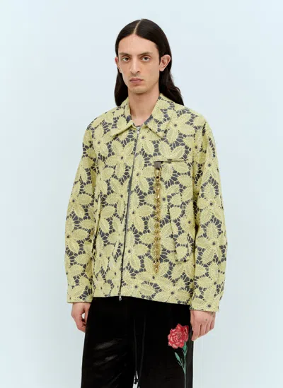 Song For The Mute Coach Jacket In Yellow