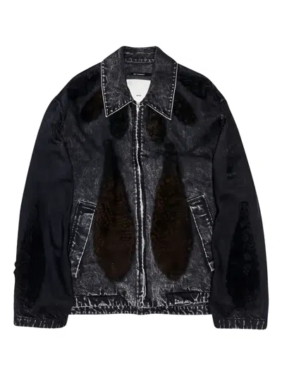 Song For The Mute Cotton Jacket In Black