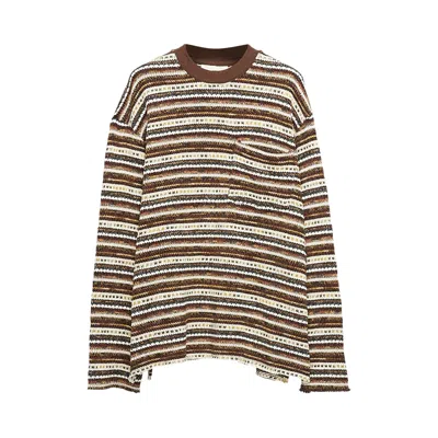 Pre-owned Song For The Mute Crew Neck Pullover 'multicolor' | Multi-color | Men's Size 50