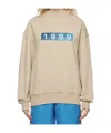 Song For The Mute Crew Neck Sweatshirt In Gold