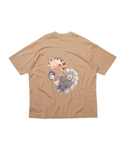 Song For The Mute Crew Neck T-shirt In Brown