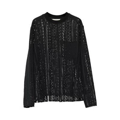 Pre-owned Song For The Mute Crewneck Pullover 'black' | Men's Size 46