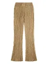 SONG FOR THE MUTE CRINKLED-EFFECT TROUSERS