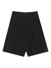 Song For The Mute Klassische Shorts Mit Blumenapplikation In Black