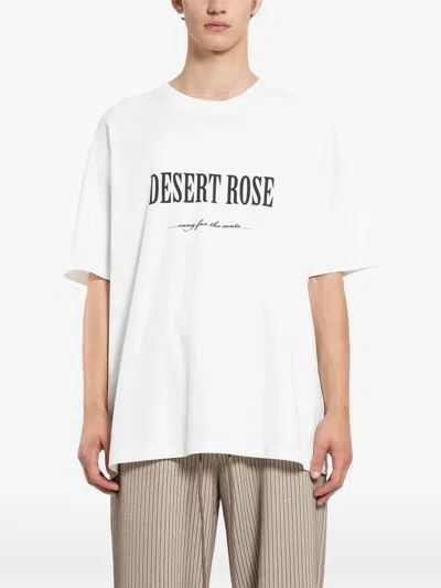 Song For The Mute Desert Rose T-shirt In White