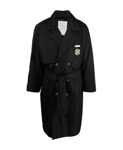 Song For The Mute Double-breasted Windbreaker Waist