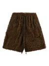 Song For The Mute Elasticated "black" Shorts