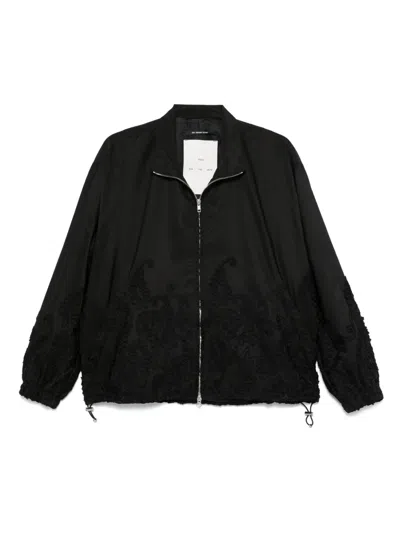 Song For The Mute Embroidered Jacket In Black
