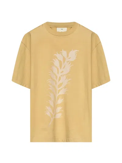 Song For The Mute Fern-print T-shirt In Yellow