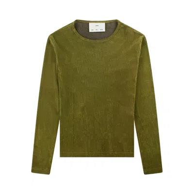 Pre-owned Song For The Mute Fitted Long-sleeve 'green' | Men's Size 36