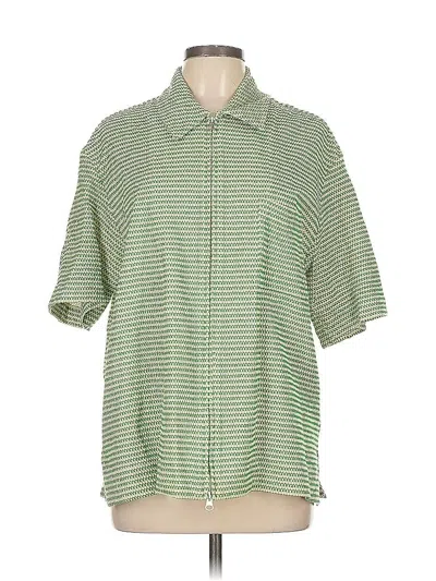 Pre-owned Song For The Mute Fleece Jacket In Green