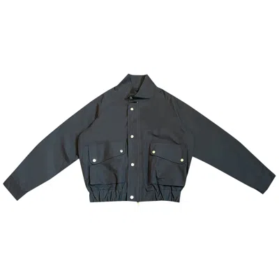 Pre-owned Song For The Mute Flight Jacket 'black' | Men's Size 50