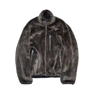 Pre-owned Song For The Mute Funnel Track Jacket 'charcoal' | Grey | Men's Size 50