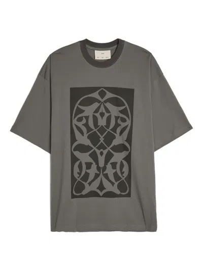 Song For The Mute Graphic-print T-shirt In Gray