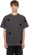 Song For The Mute Gray Daisy Standard T-shirt In Gray