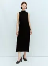 SONG FOR THE MUTE HIGH NECK MIDI DRESS
