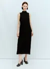 SONG FOR THE MUTE HIGH NECK MIDI DRESS