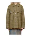 Song For The Mute Houndstooth Casual Jacket In Multi