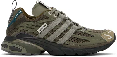Song For The Mute Khaki Adidas Originals Edition Adistar Cushion Sneakers In Branch/shadow Green