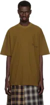 Song For The Mute Round Neck Short Sleeve T-shirt In Khaki