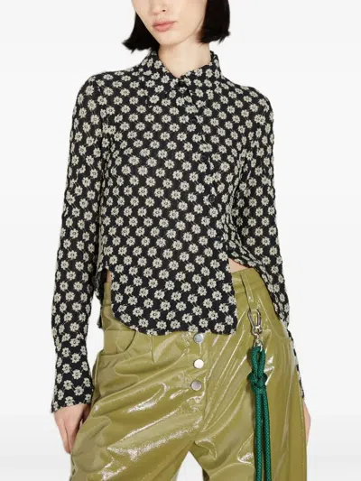 SONG FOR THE MUTE LACE TWISTED SHIRT
