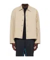 Song For The Mute Lapel Casual Jacket In Neutral