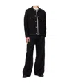 Song For The Mute Lapel Casual Jacket In Black