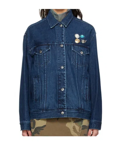 SONG FOR THE MUTE LAPEL DENIM JACKET