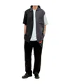 Song For The Mute Lapel Shirt In Black
