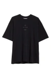 Song For The Mute Logo Oversize Cotton Graphic T-shirt In Black
