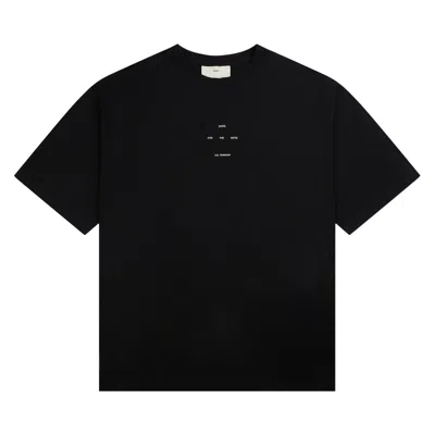 Pre-owned Song For The Mute Logo Oversized Tee 'black' | Men's Size 50