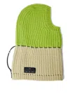 Song For The Mute Oversized Knitted Balaclava In Green