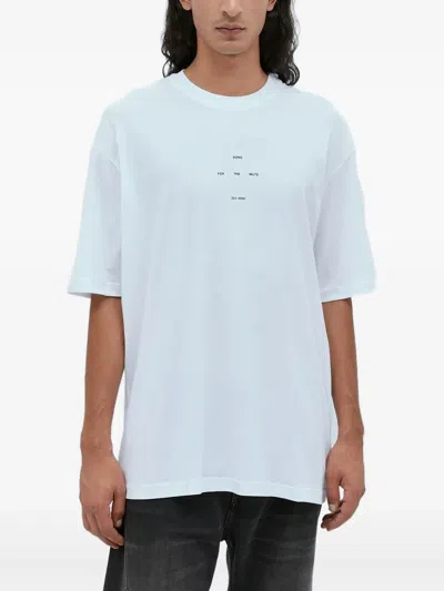 Song For The Mute Graphic-print Cotton T-shirt In White