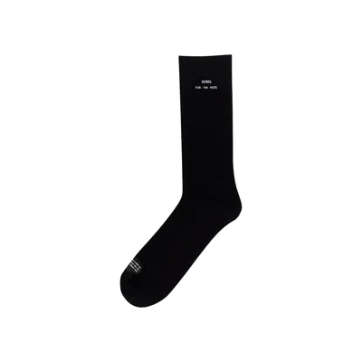 Pre-owned Song For The Mute Logo Socks 'black' | Men's Size L/xl