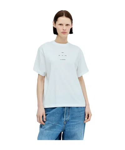 Song For The Mute Logo T-shirt In Blue