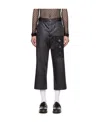 Song For The Mute Black Work Trousers In Black
